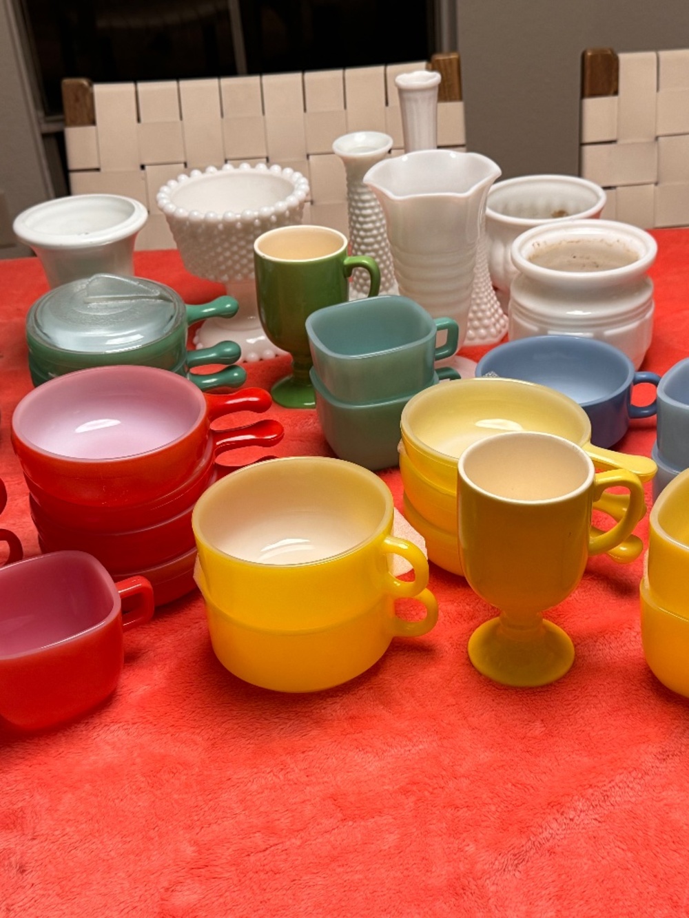 Vintage Colored Glassbake